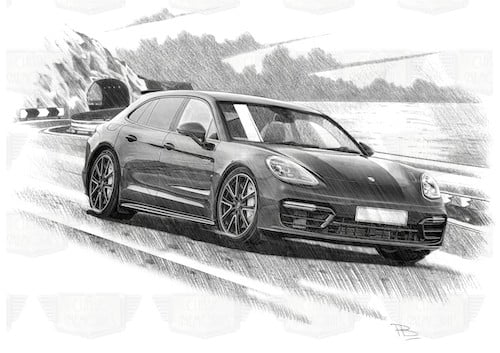 Porsche Panamera Sport Turismo Dark '17