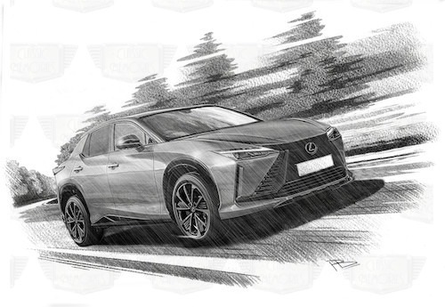 Lexus Rz Poster Lexus RZ Premium Plus '23 - Classic Memories