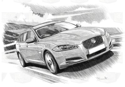 Jaguar Car coloring page - free printable coloring pages on coloori.com