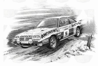 Opel Manta 400 rally car - Classic Memories